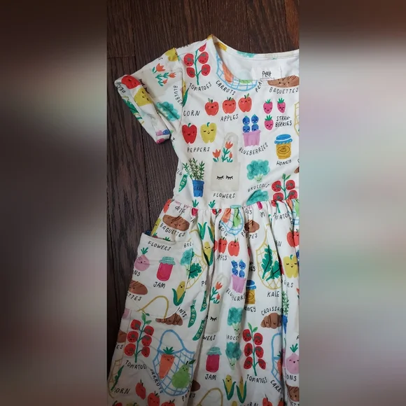 Little Sleepies Farmers Market Dress Size 6 - Picture 2 of 4